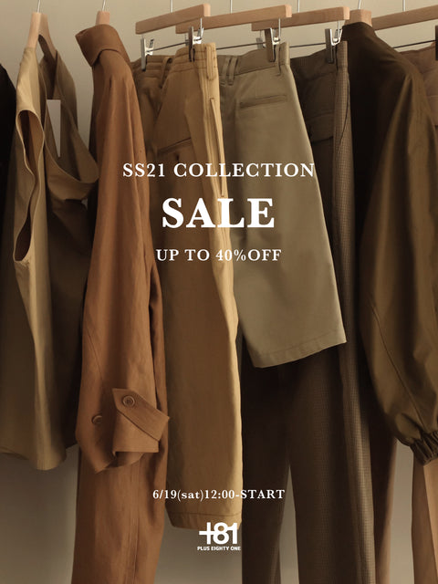 【MAX40%OFF】 SS21 SALE 開催！