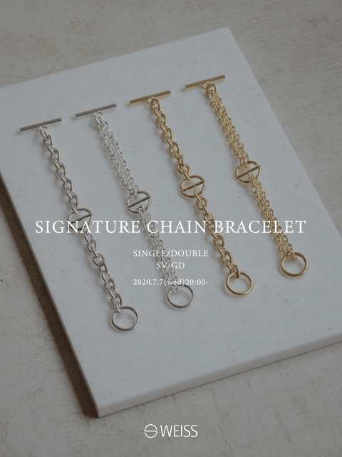 [Released today! 】WEISS SIGNATURE CHAIN ​​BRACELET