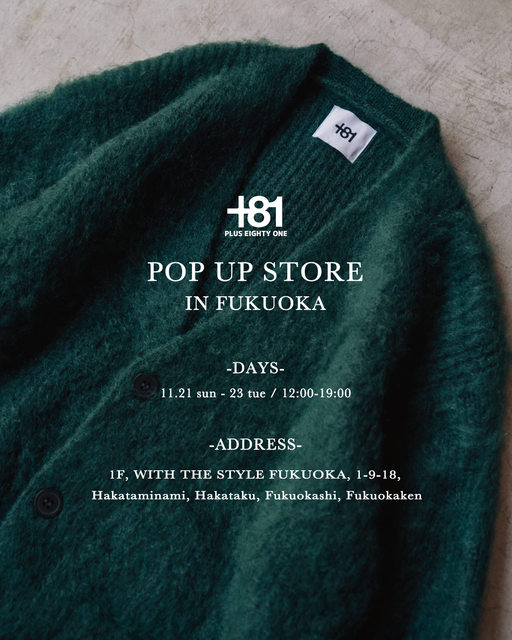 POP UP STORE in FUKUOKA