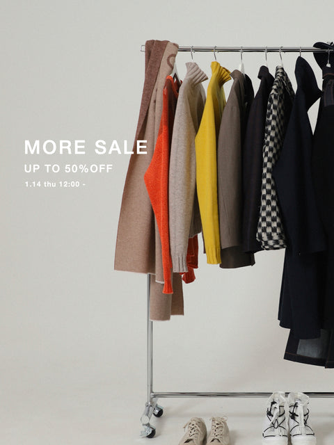 MAX50%OFF！ MORE SALE 開催！