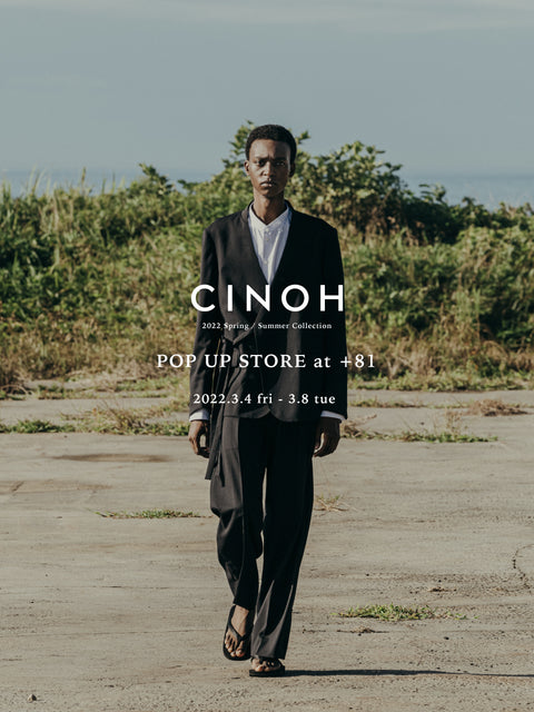 CINOH POP UP STOREのおしらせ