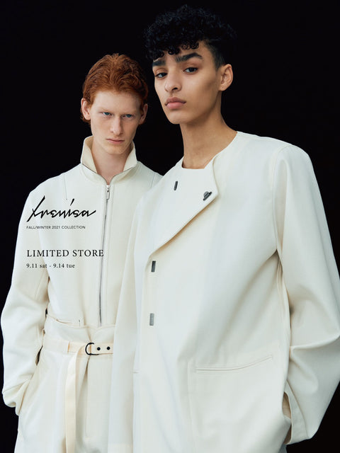IRENISA 21AW LIMITED STOREのお知らせ ／2021.9.10(sat)-9.14(tue)
