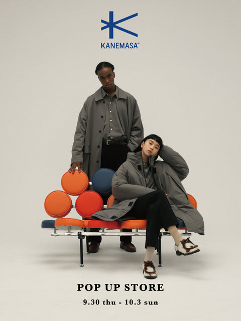 KANEMASA POP UP STORE 2021.9.30 thu -10.03 sun