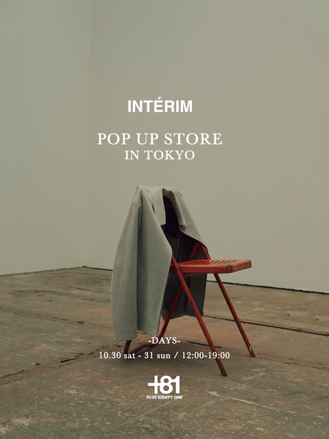 INTĒRIM POP UP STORE 2021.10.30 sat - 10.31 sun