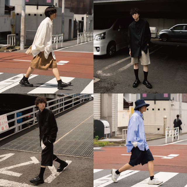 大人に着こなしたい初夏のショーツ。