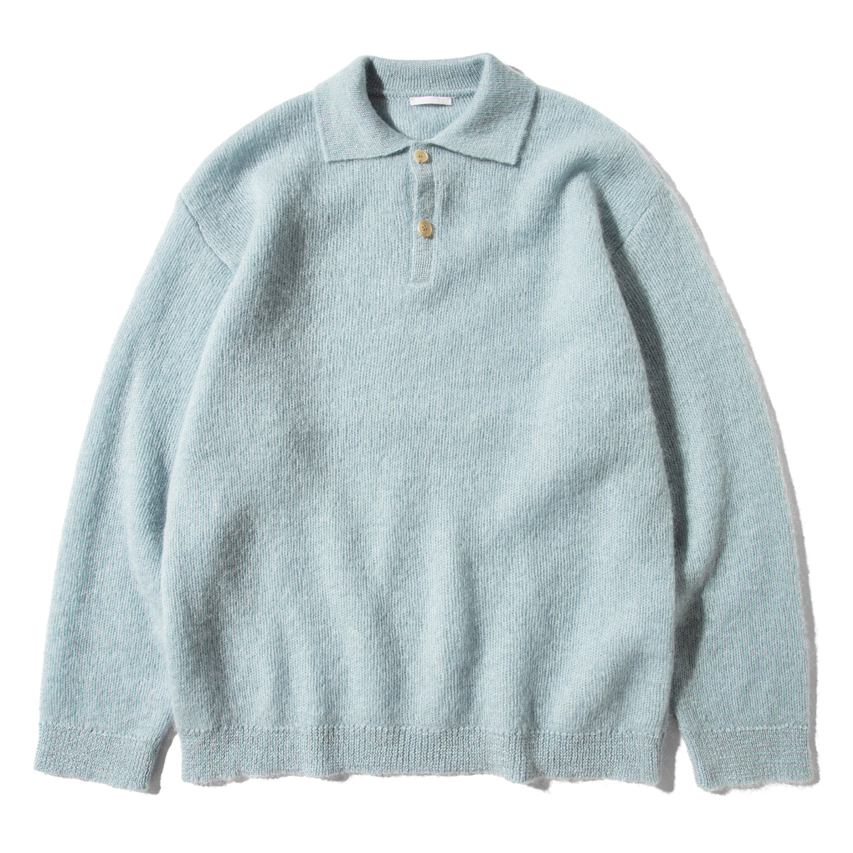 トップス Blanc YM / KID MOHAIR KNIT SHIRT Blanc YM - Exclusive Kid Mohair Knit Polo for +81