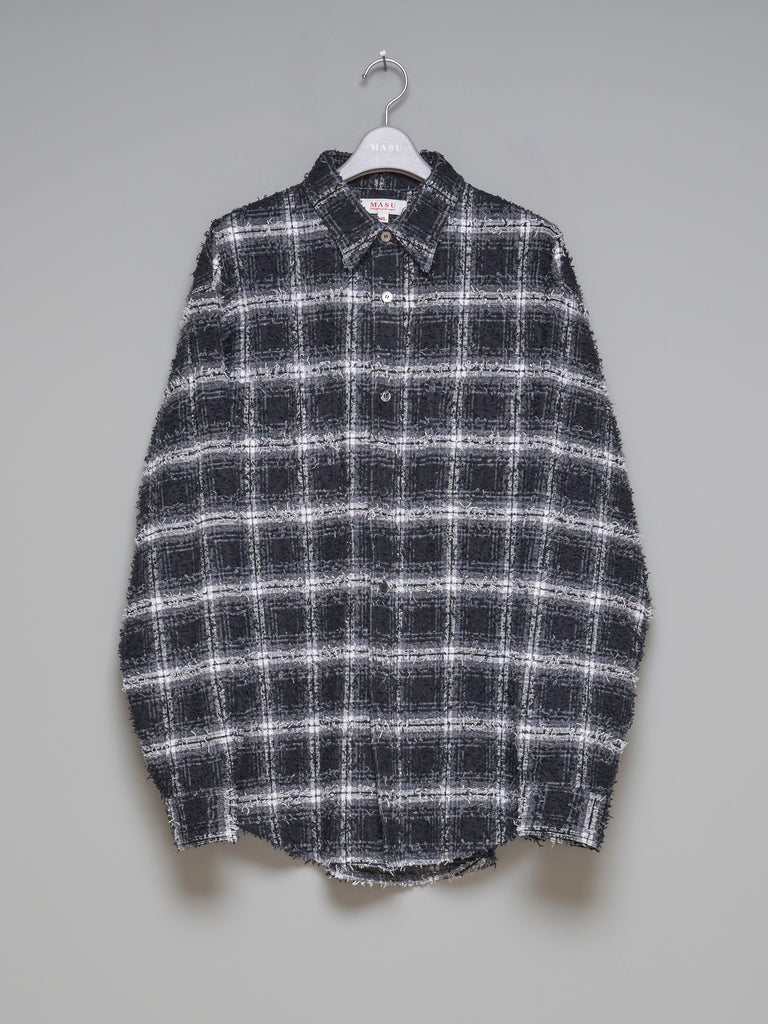 MASU - SHAGGY PLAID SHIRT – +81