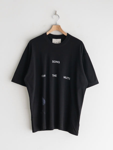 SONG FOR THE MUTE オーバーサイズ シャツ フリーサイズ Song for the Mute - 'LOGO'' OVERSIZED TEE – +81