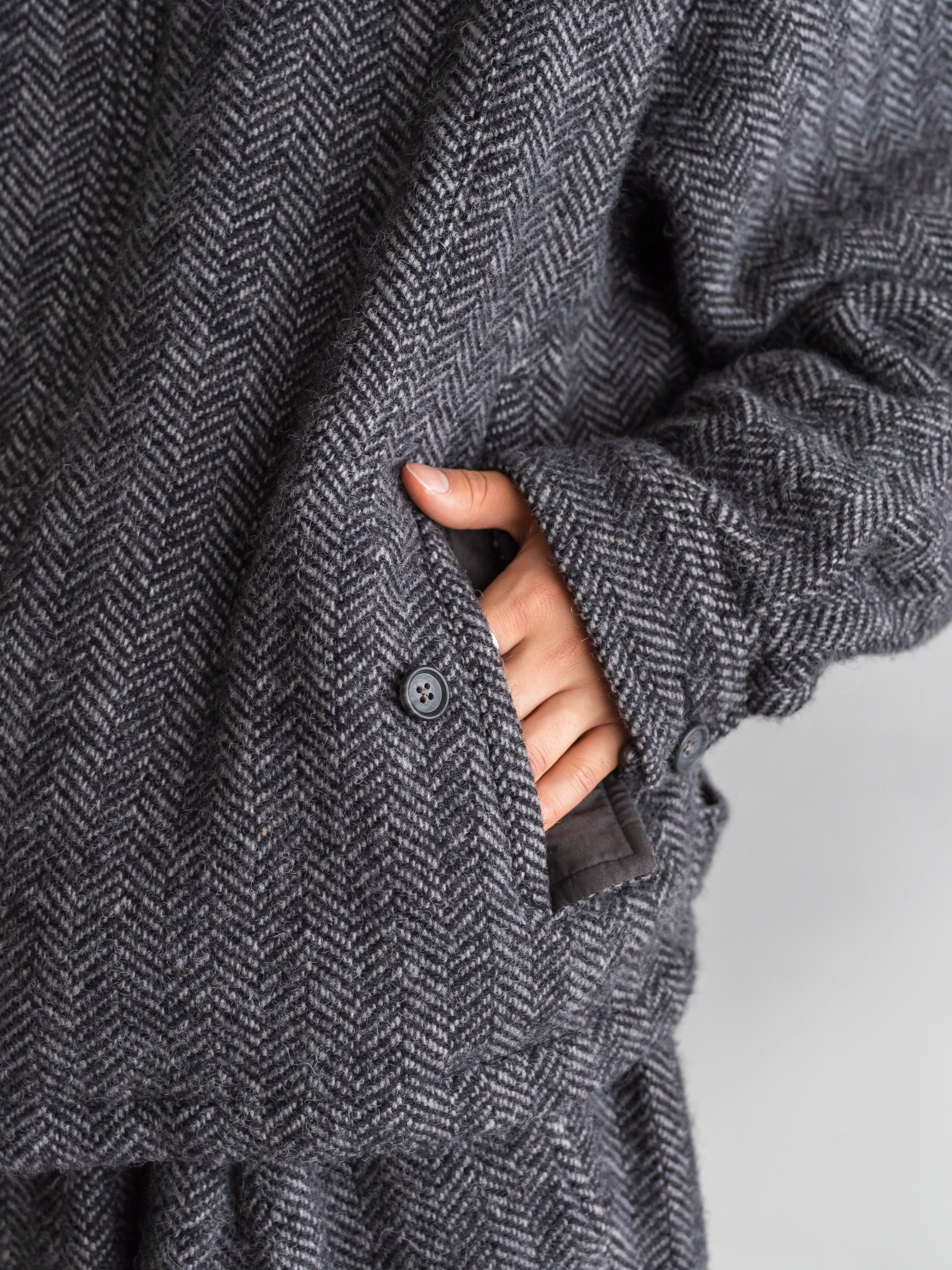 Nes Wool is-ness - WOOL ZIP BLOUSON – +81