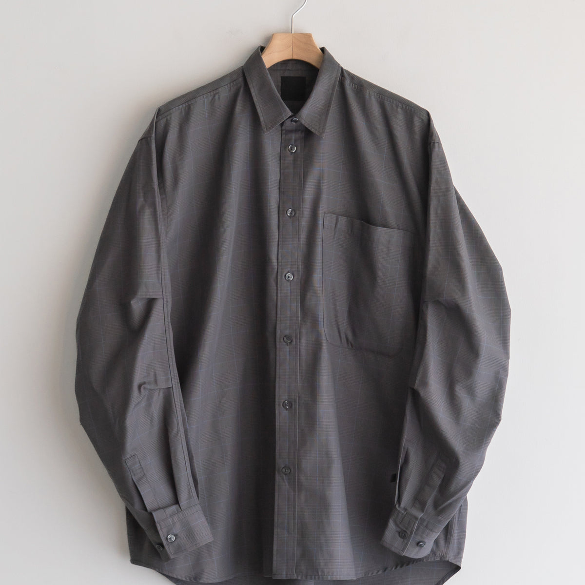 DAIWA PIER39 - TECH REGULAR COLLAR SHIRT L/S GLEN CHECK【LAST 1