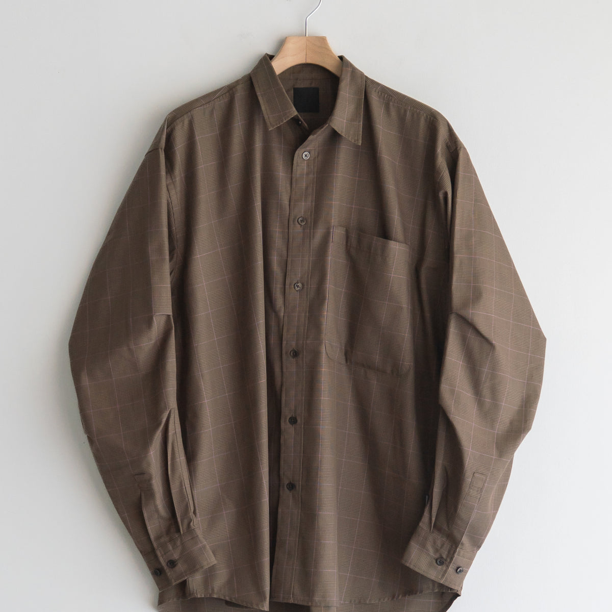 新品タグ付REGULAR COLLAR SHIRT DAIWA PIER39 - TECH REGULAR COLLAR SHIRT L/S GLEN CHECK【LAST 1