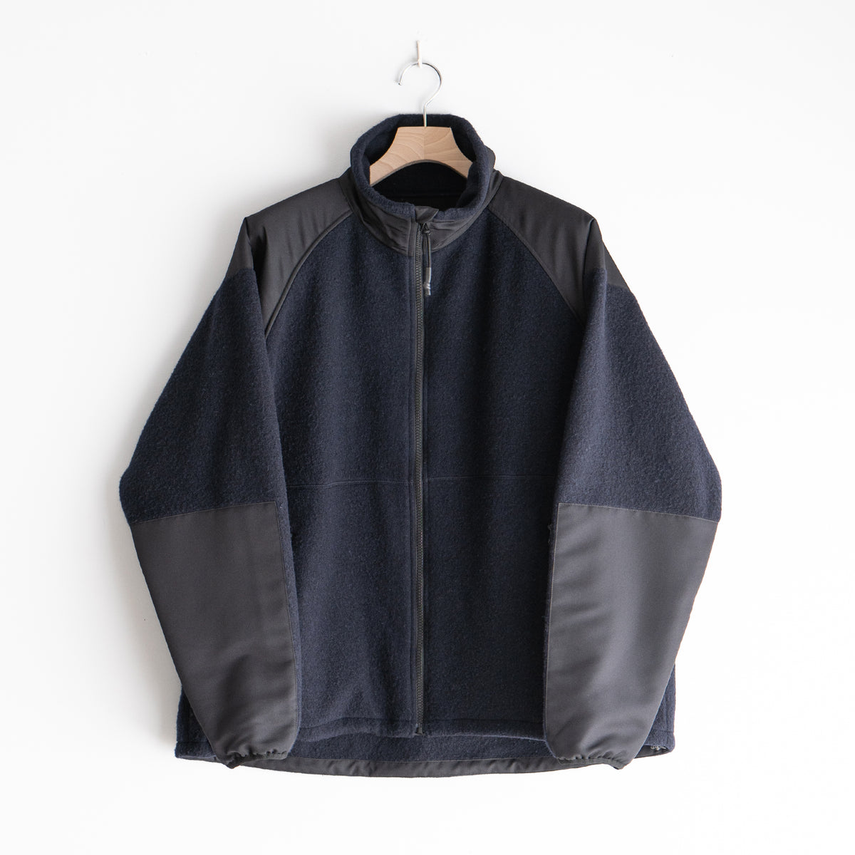 【LAST 1】WOOL CASHMERE FLEECE - ZIP UP BLOUSON