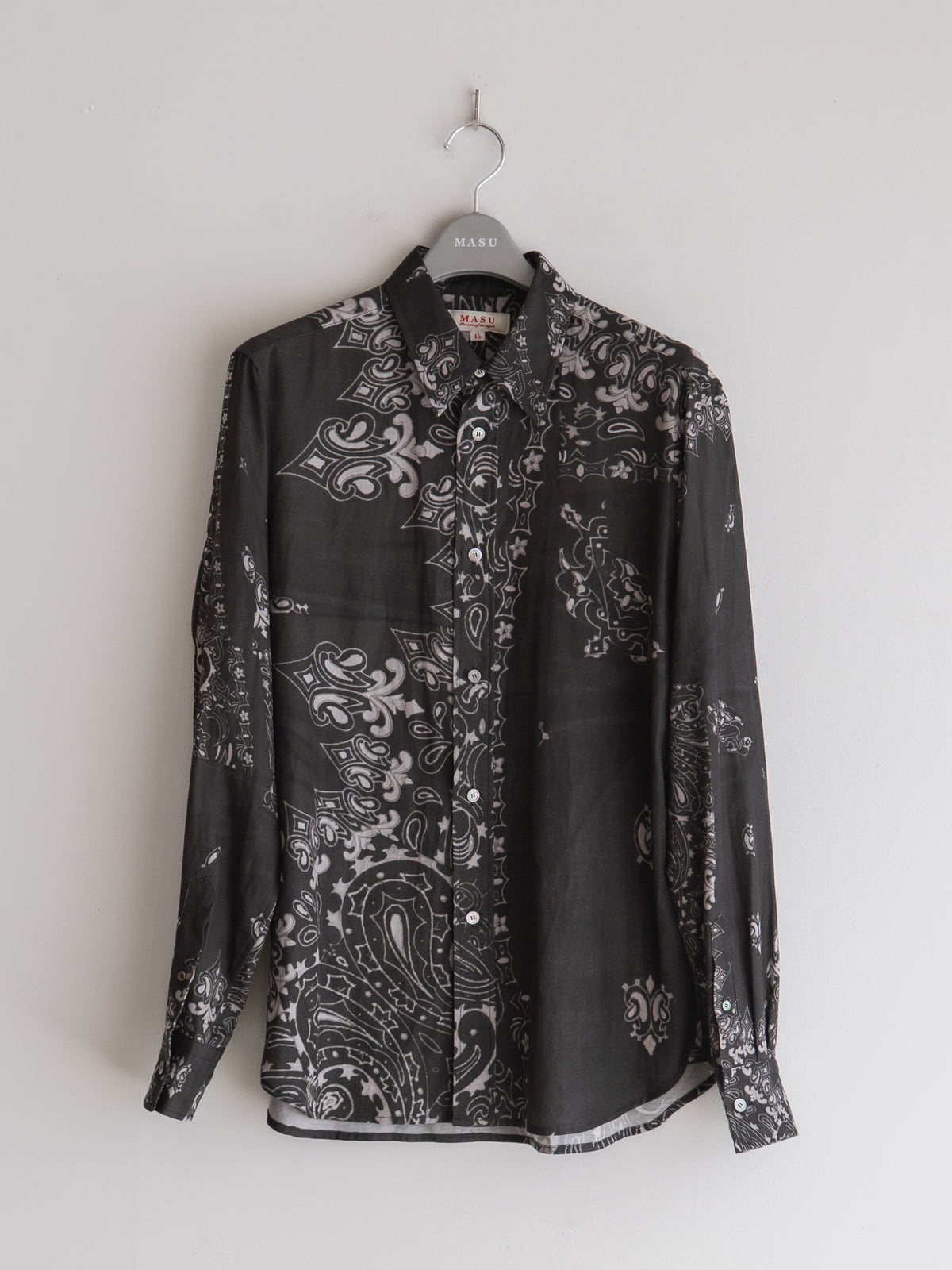 Masa 様 MASU - CRUSHED PAISLEY PRINT SHIRT【LAST 1】 – +81