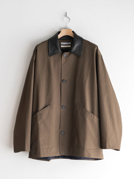 Cristaseya - OVERSIZED BLOUSON WITH LEATHER COLLAR – +81