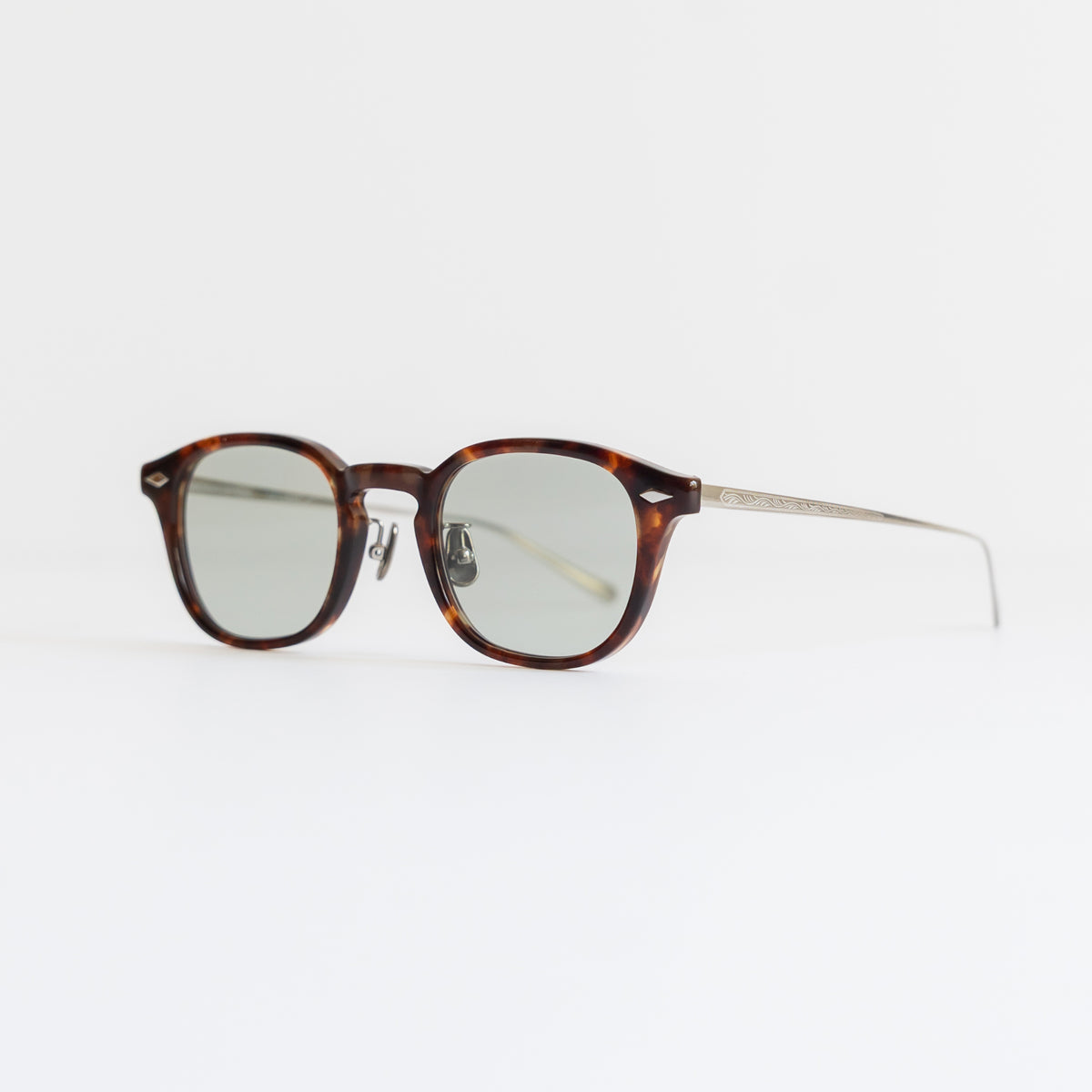 NOCHINO OPTICAL - JIFUSAN #3 RICH AMBER × GREY GREEN to D.GREY