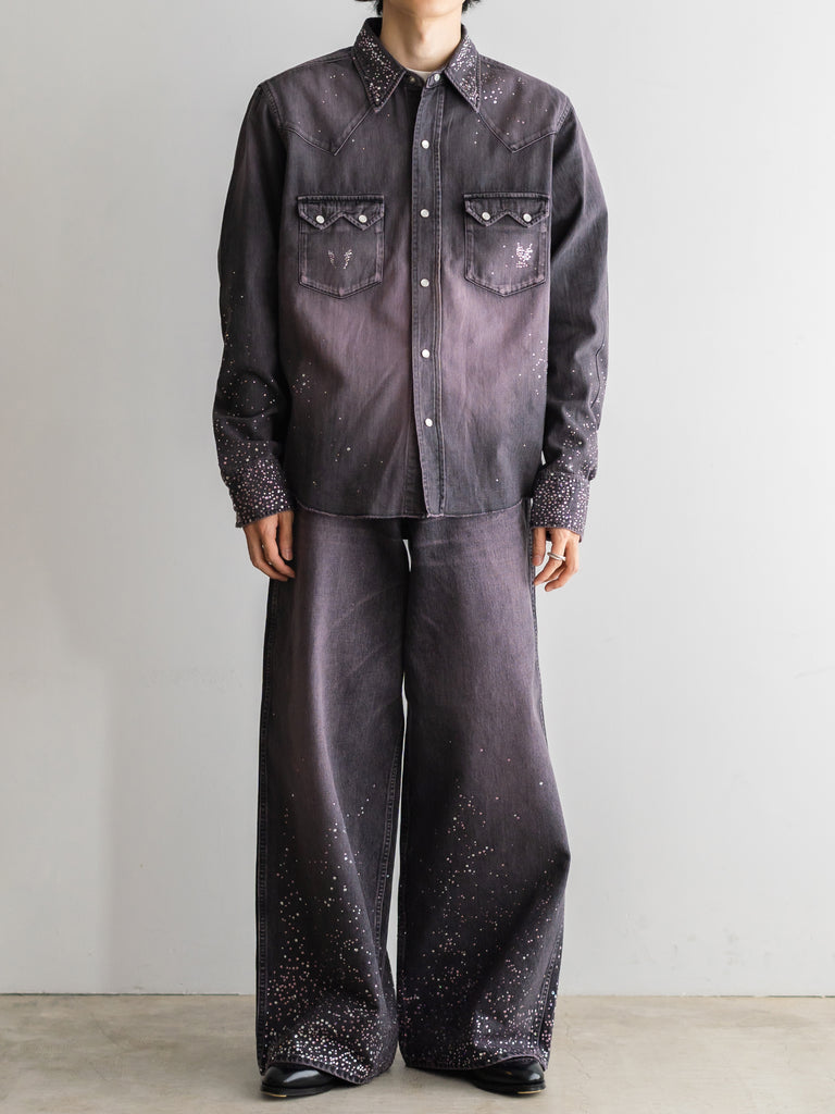 MASU 25ss 溜め込む ELEPHANT WESTERN SHIRT