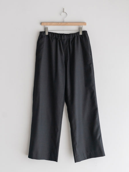 INTÉRIM - WOOL SILK CASHMERE DEADSTOCK YARN DOUBLE RIB HALF ZIP KNIT