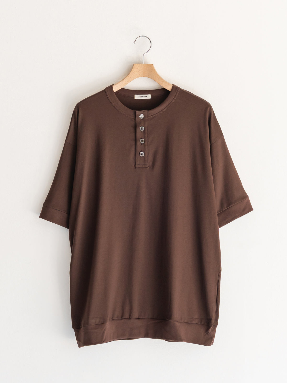 INTÉRIM - HIGH GAUGE SUVIN JERSEY HENRY OVER S/S TEE – +81