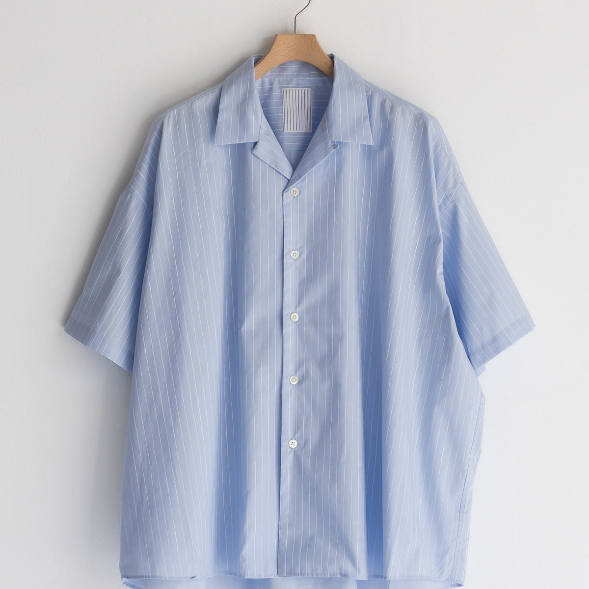 S.F.C - COTTON STRIPE OPEN COLLAR SS SHIRT – +81