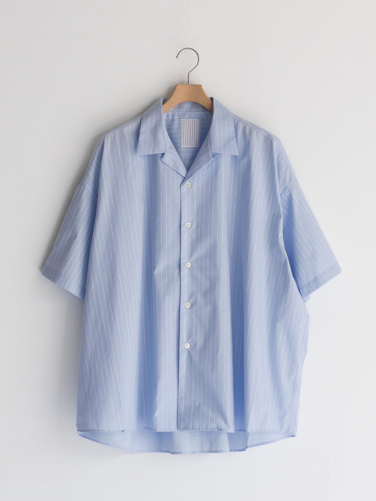 S.F.C - COTTON STRIPE OPEN COLLAR SS SHIRT – +81