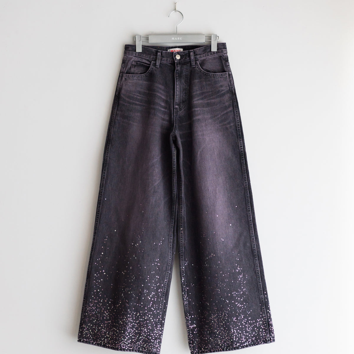 46新品未使用】 まきつけ MASU BOYS STARDUST BAGGY JEANS