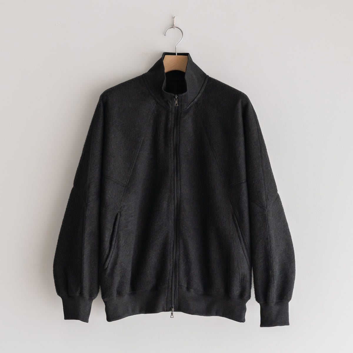 24aw blurhms Pe/silk Fleece Track Jacket
