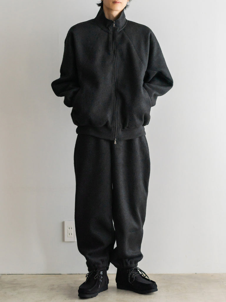 24aw blurhms あやしい Pe/silk Fleece Track Jacket