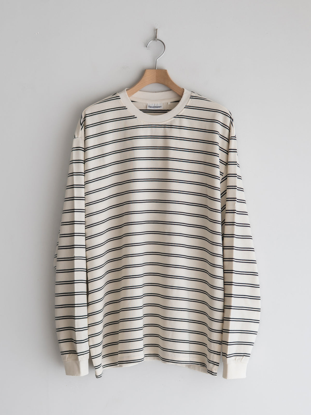 SandWaterr - RESEARCHED TEE LS / COTTON BORDER JERSEY【LAST 1】 – +81