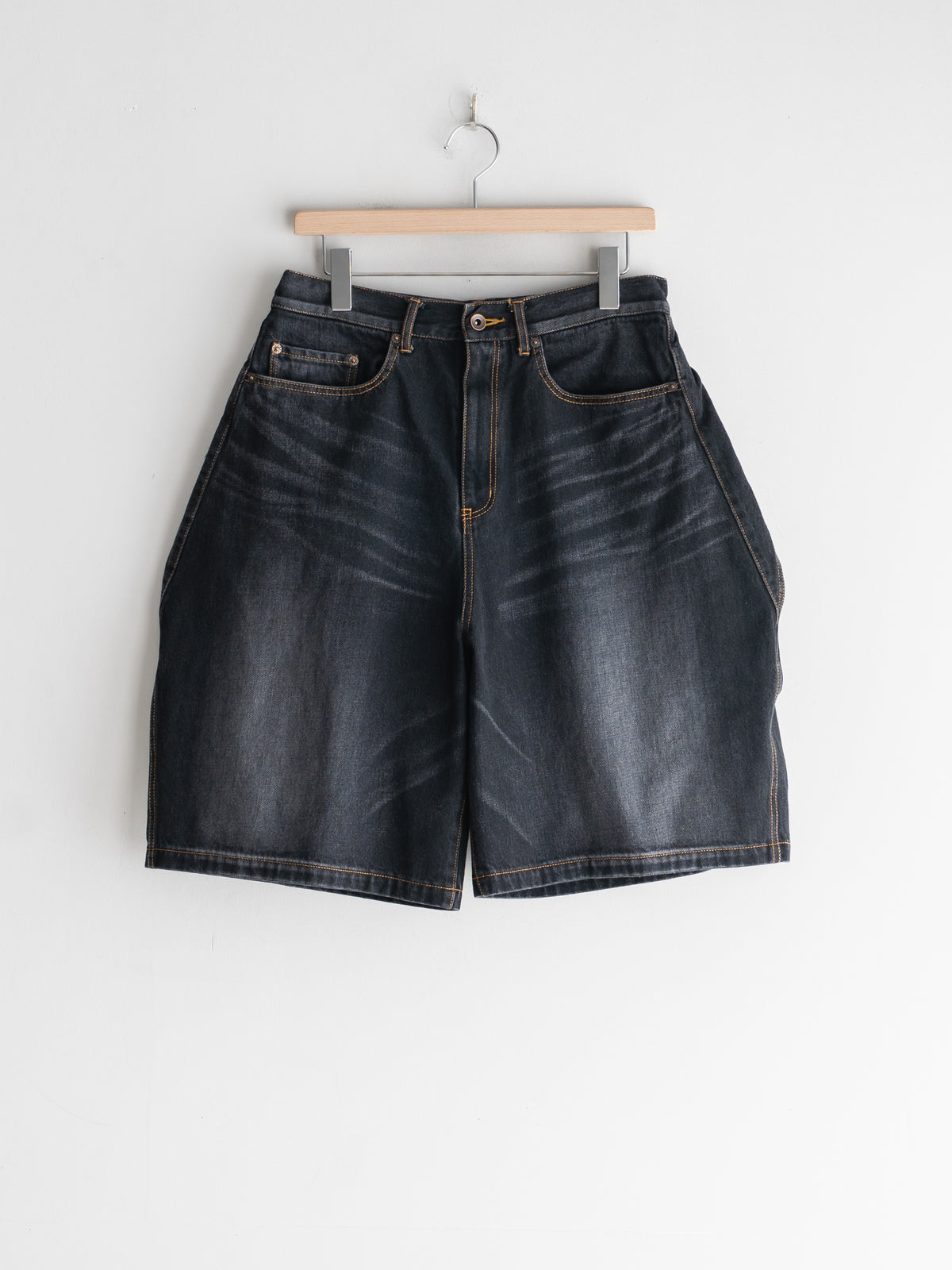 KHOKI - 3D Cutting Half Denim Pants – +81