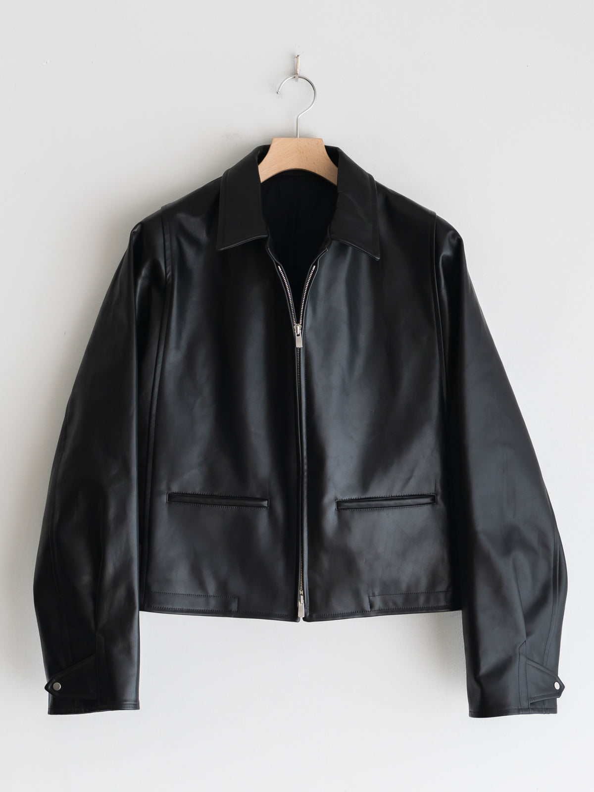 IRENISA - MODIFIED SLEEVE LEATHER MOTOR JACKET【LAST 1】 – +81