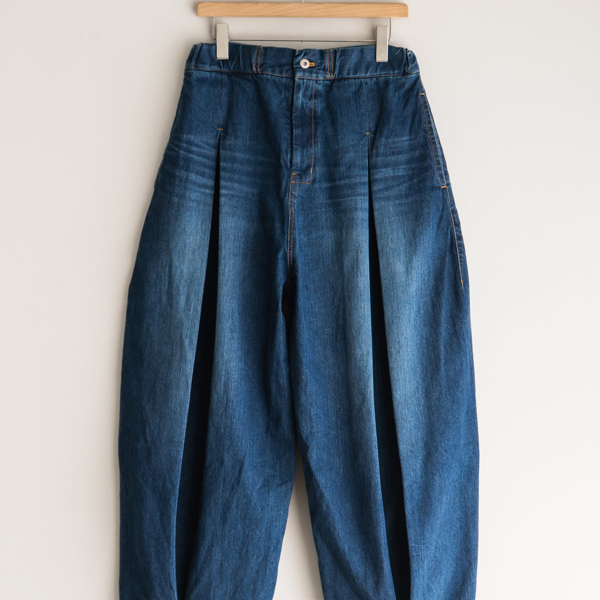 ❗️大人気❗️sage nation BOX PLEAT TROUSER デニム SAGE NATION / Denim Raw Box Pleat Trousers – Tree and Branch
