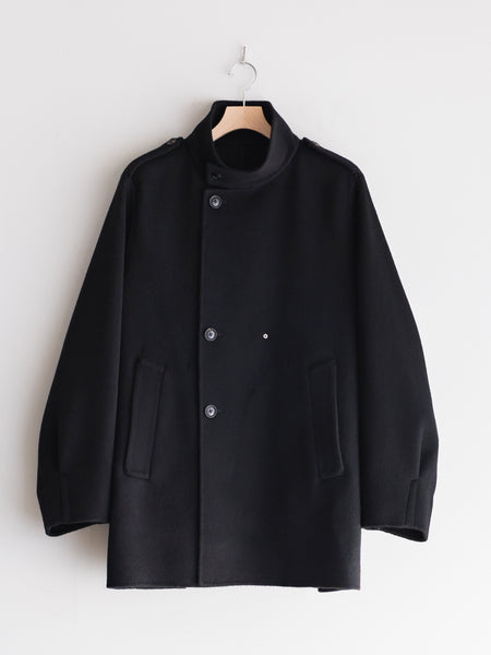 IRENISA - EPAULET STAND COLLAR HALF COAT【LAST 1】 – +81