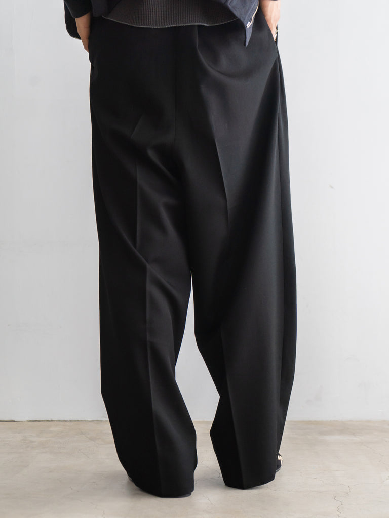 パンツ NONNOTTE 5 POCKET TROUSERS EXTRA WIDE nonnotte / ノノット / Draping 5-Tuck Wide Trousers【Nid
