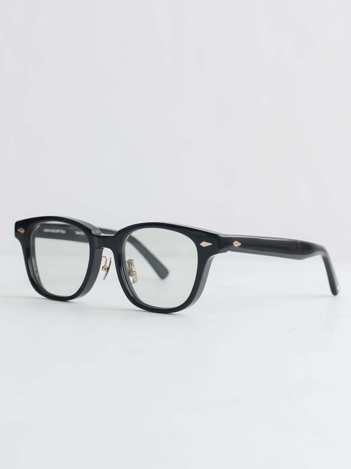 NOCHINO OPTICAL - SANSUI FR #2 GLOSS BLACK × GREY GREEN to D.GREY