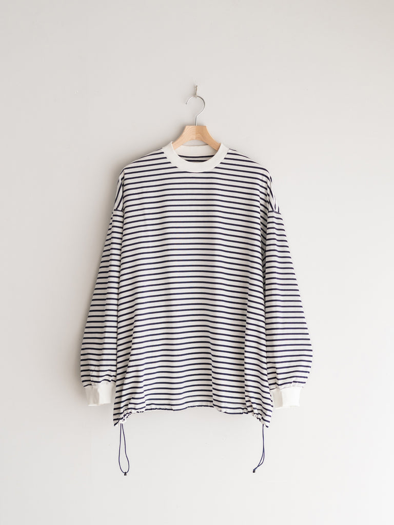 LAST 1】BALLOON STRIPES LONG SLEEVE T SHIRT – +81
