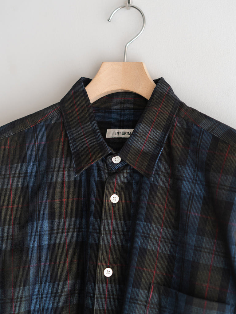 TARTAN COTTON VELVET L/S REGULAR SHIRTS – +81