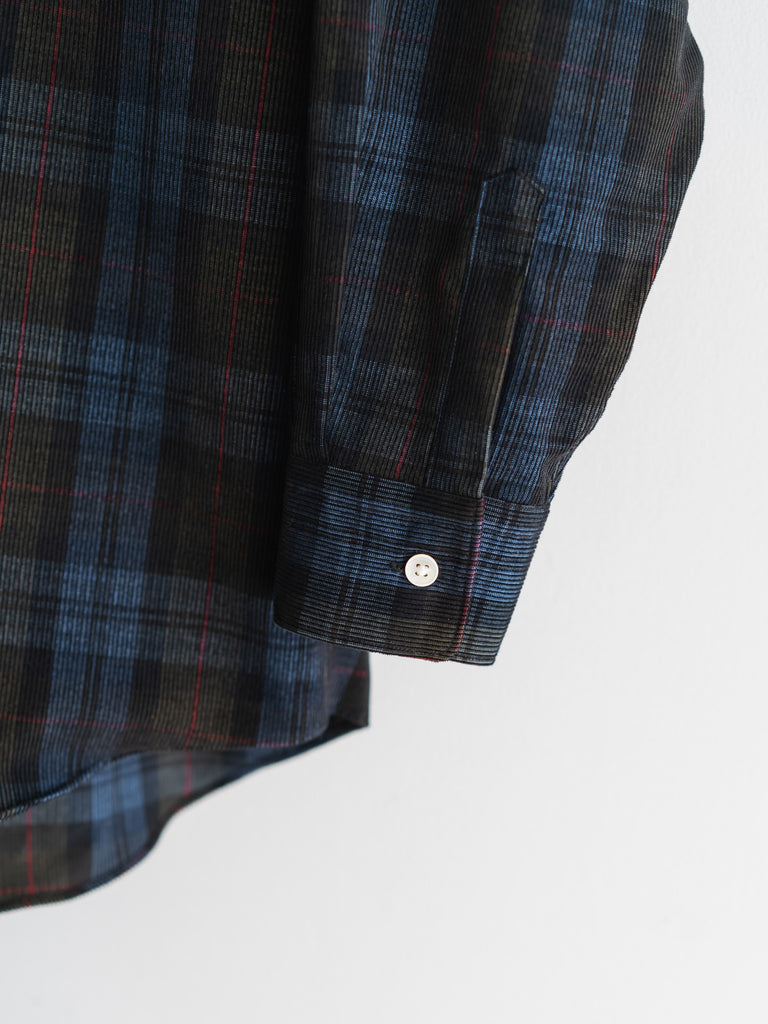 TARTAN COTTON VELVET L/S REGULAR SHIRTS – +81