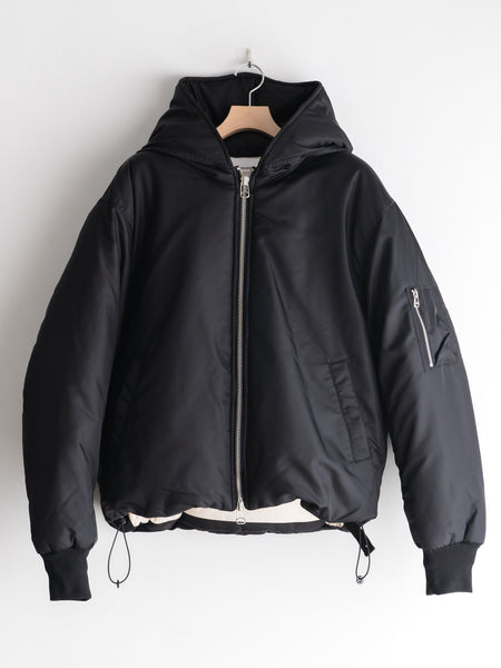 PeaceMaker ブラックナイロンジャケット フード付き ピースメーカー OAMC PeaceMaker - Cropped Hood Bomber 【LAST 1】 – +81