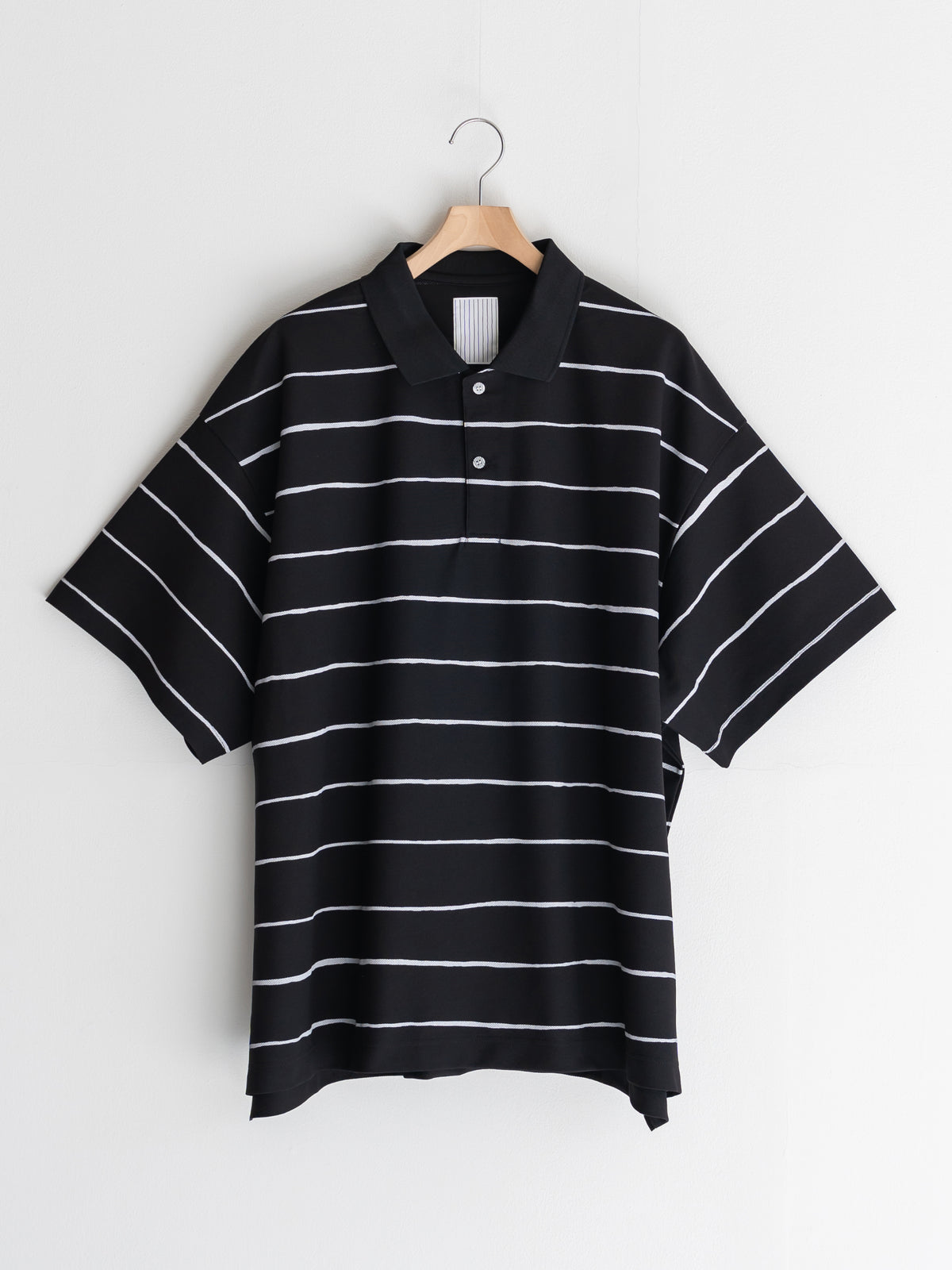 sfc ブラック　ポロシャツ S.F.C - SIDE STRIPE BIG POLO – +81