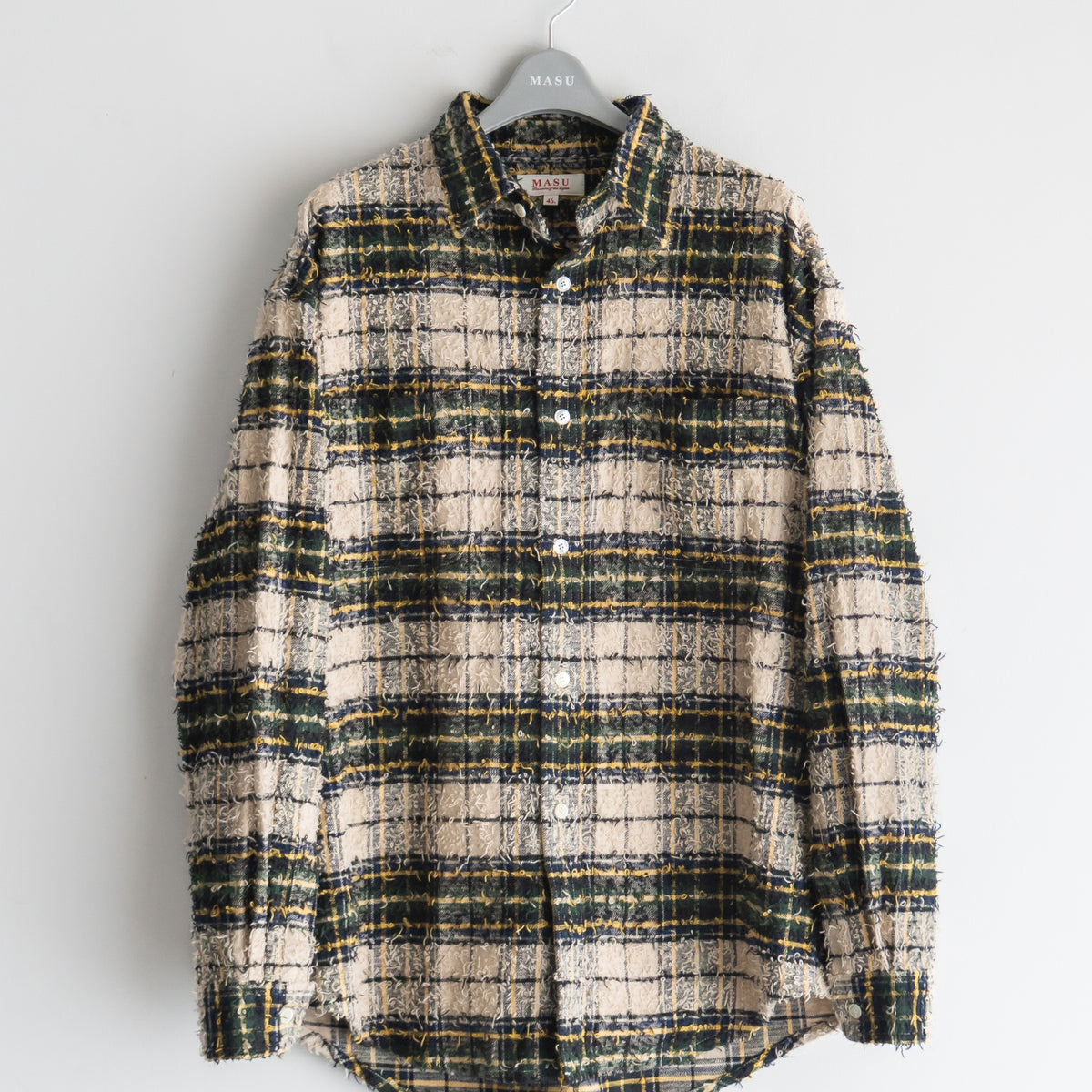 MASU - SHAGGY PLAID SHIRT – +81