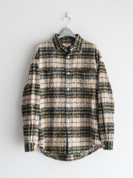 MASU - SHAGGY PLAID SHIRT – +81