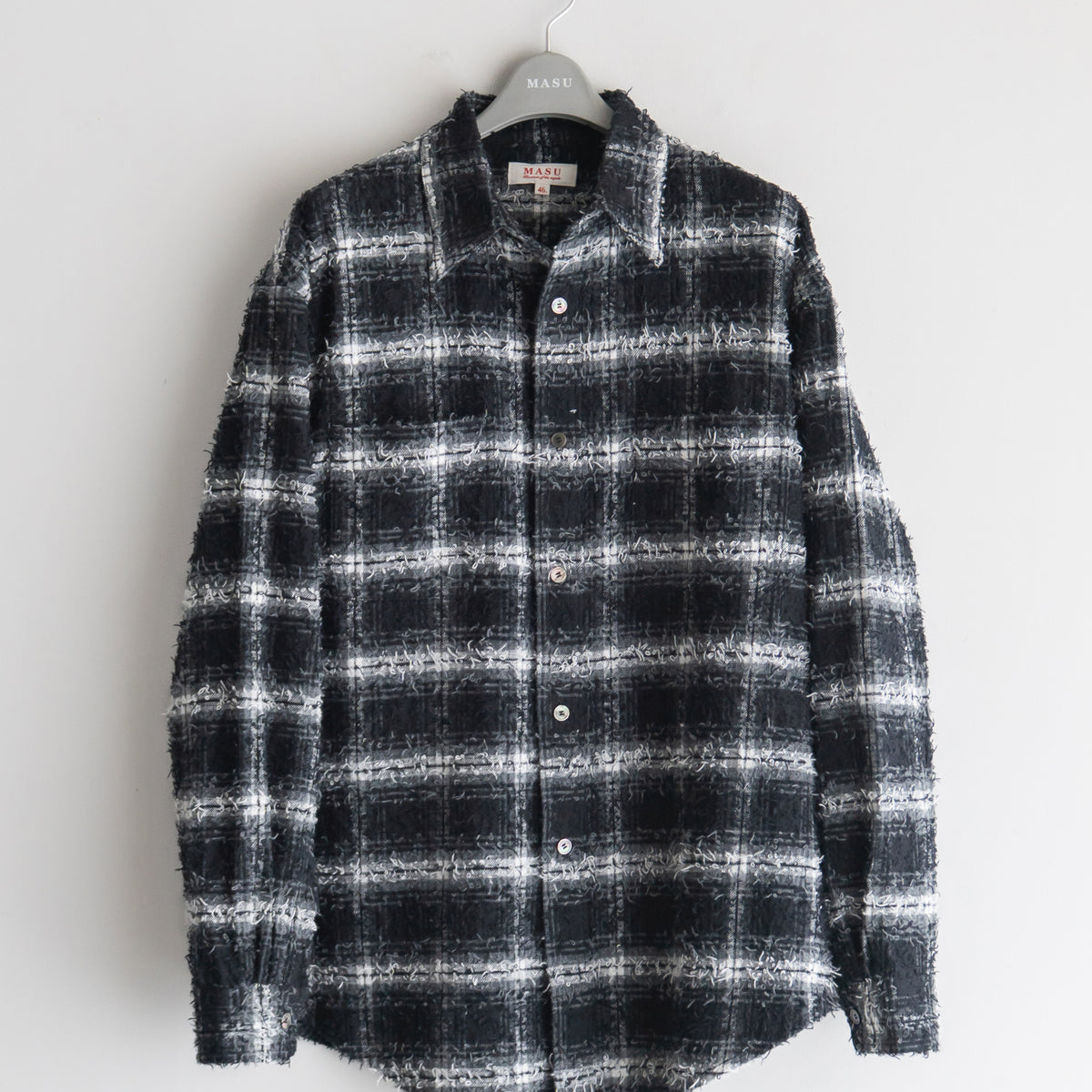 MASU - SHAGGY PLAID SHIRT – +81