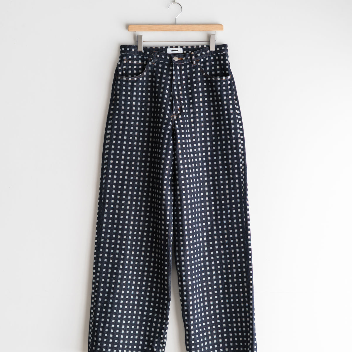 【REVERBERATE】GRID DENIM PANTS - BUGGY DSC07319_975d87b1-9116-4ba0-