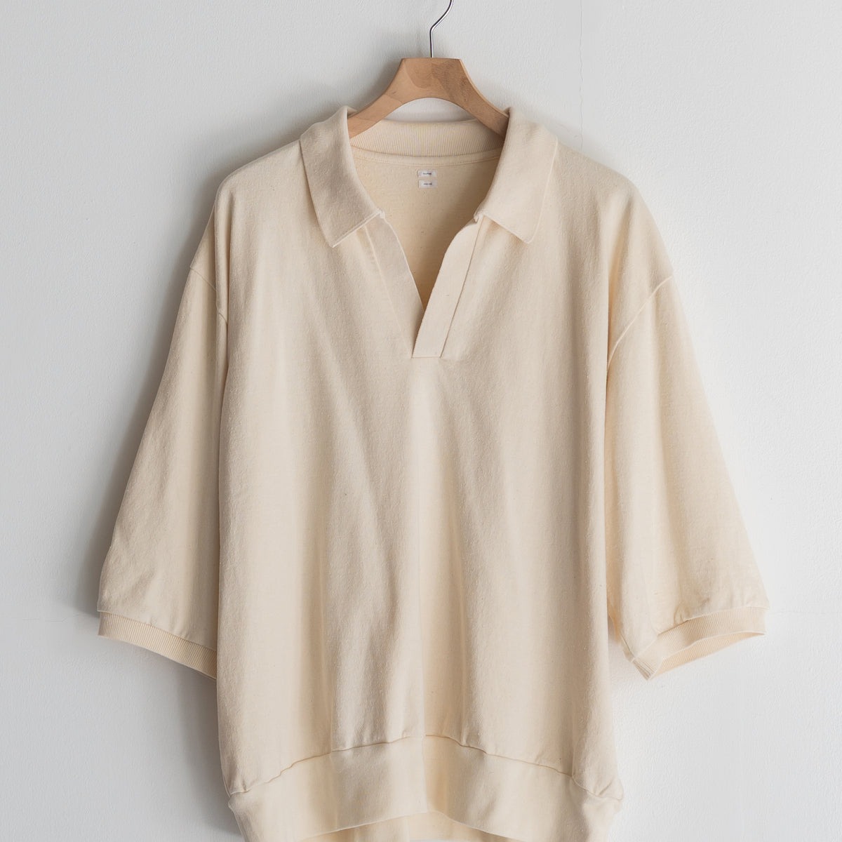 blurhms - Co/Silk Nep Skipper Cropped Sleeve – +81