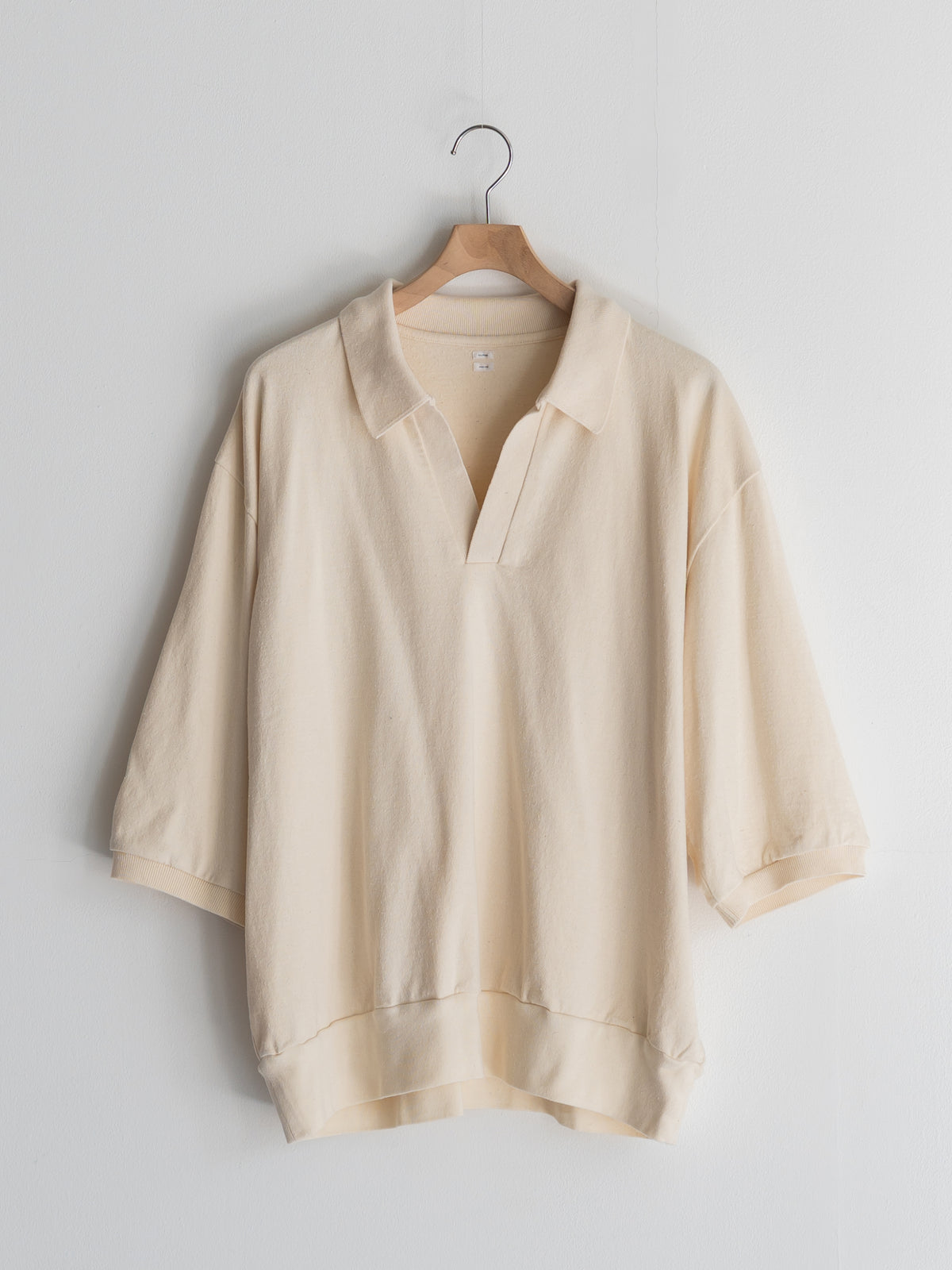 blurhms - Co/Silk Nep Skipper Cropped Sleeve – +81