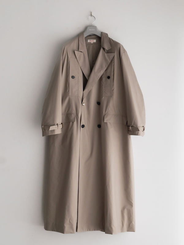 【1.31 Sat. 00:00- IN STOCK】MASU - WRAP COLLAR TRENCH COAT【LAST 1】