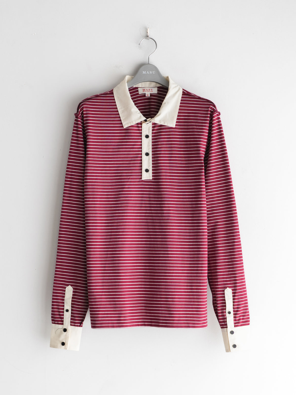 新品MASU OPPOSITE STRIPE PULLOVER SHIRT IMG_6356_dc45375b-5475-42ab-