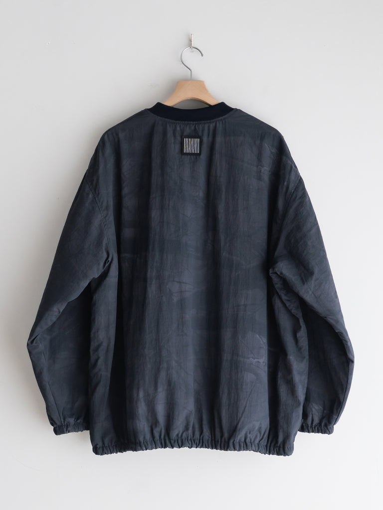 ジャケット・アウター SEE SEE BASEBALL HALF ZIP JACKET S.F.C BASEBALL HALF ZIP JACKET / Black | FLATBUSH（フラット