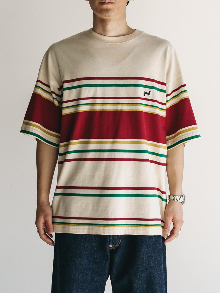 The DUFFER N NEPHEWS - MULTI BORDER T-SHIRT – +81