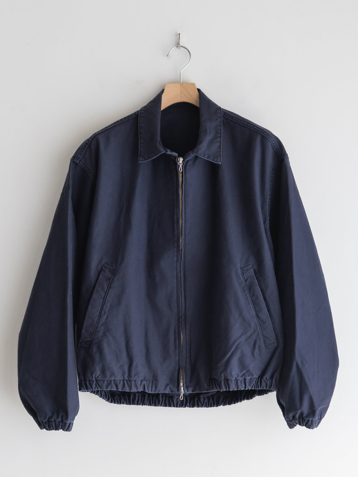 URU ウル COTTON RAYON JACKET サイズ1 URU - COTTON BACKSATIN - ZIP UP BLOUSON【LAST 1】 – +81
